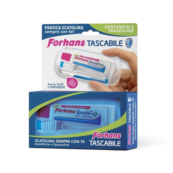 FORHANS SPAZ+DENTIF TRAVEL KIT