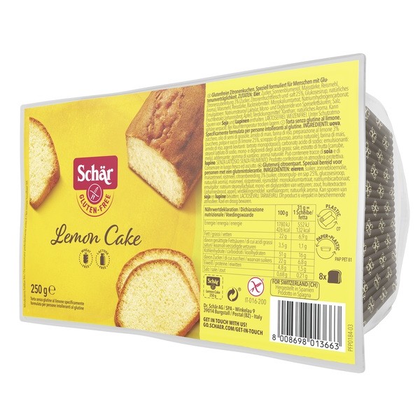 SCHAR LEMON CAKE 250G