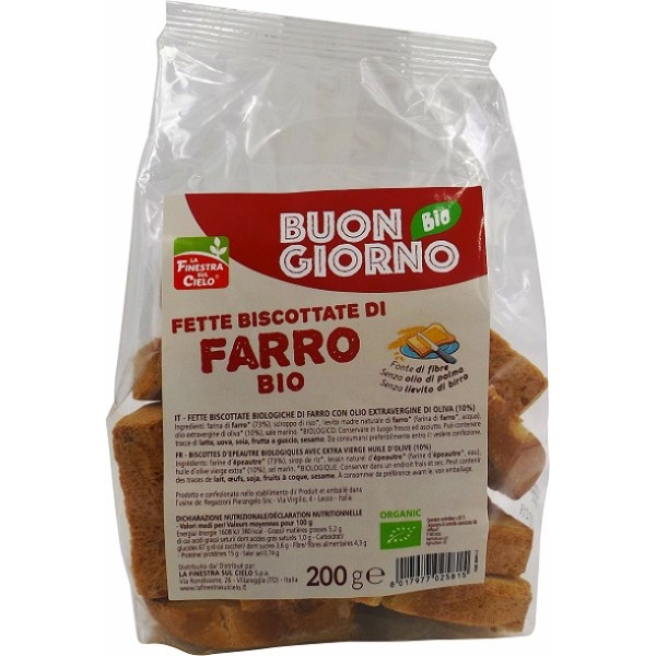 FETTE BISCOTTATE FARRO SL BIO