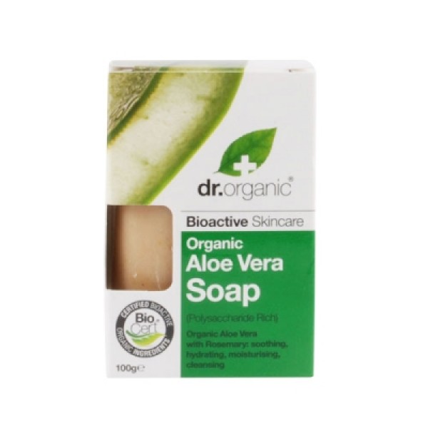 DR ORGANIC ALOE SOAP 100G