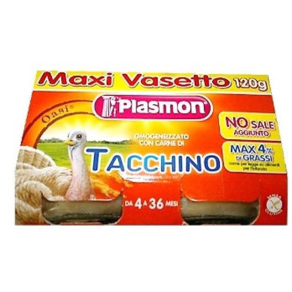 PLASMON OMOG TACCHINO 120GX2PZ