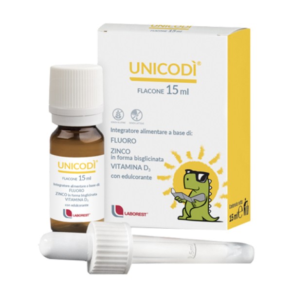 Unicodi Gocce 15 ml Fluoro Zinco e Vitamina D3