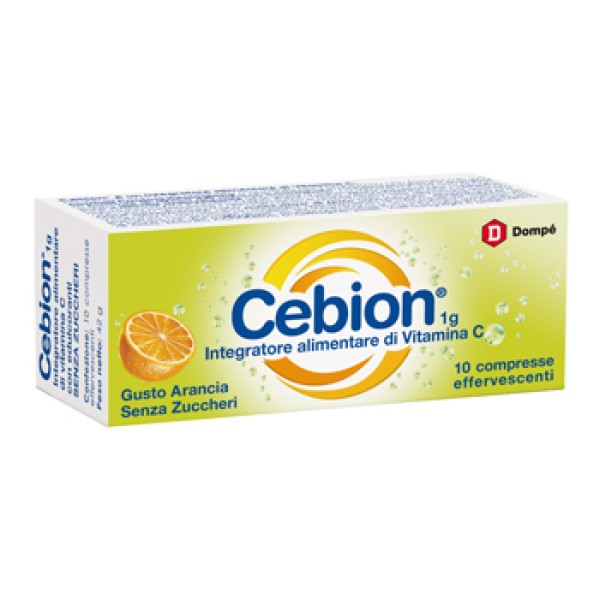 Cebion Vitamina C 10 Compresse Effervescenti Senza zucchero