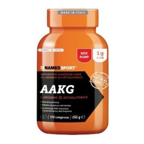 AAKG 120 COMPRESSE Integratore alimentare a base di Arginina alfa-chetoglutarato.