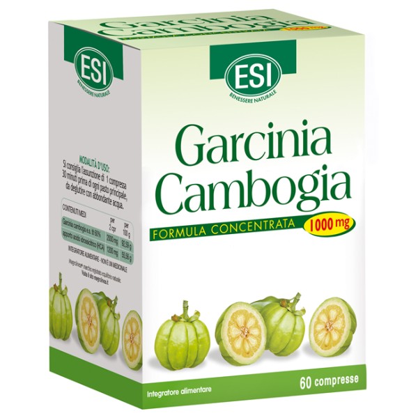 Esi Garcinia Cambogia 1000 mg 60 compresse  (SCAD.02/2025) - Prodotto Italiano