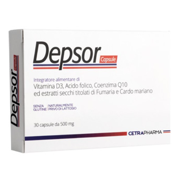 DEPSOR 30CPS 500MG