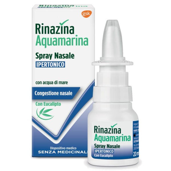 Rinazina Acquamarina (SCAD.11/2025) Spray Nasale Ipertonico 20 ml