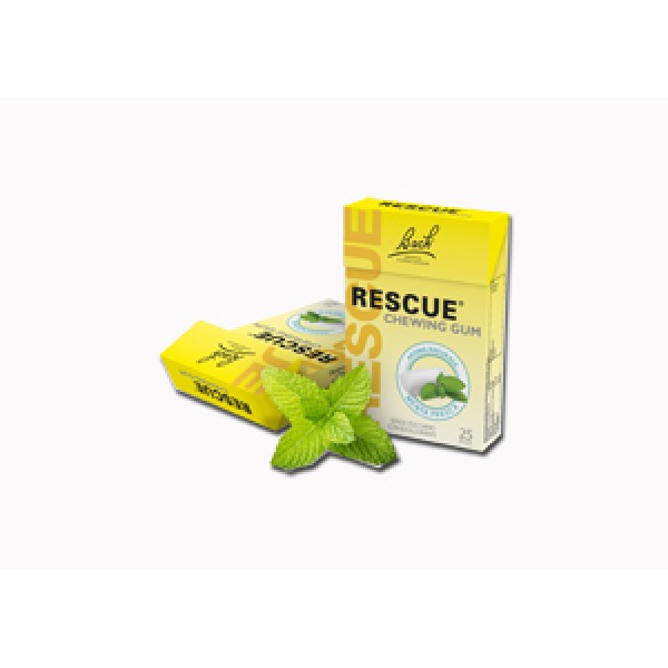 RESCUE CHEWING GUM MENTA 25PZ