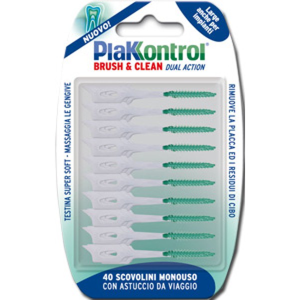 Plakkontrol Brush & Clean Large Carbon 40 Scovolini