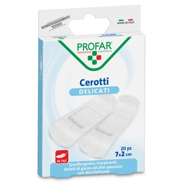 PROFAR CER TNT MEDI 7X2CM 20P