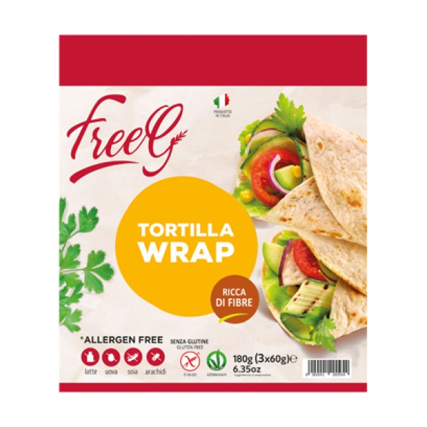 WRAP TORTILLA FREEG 3PZ 180G