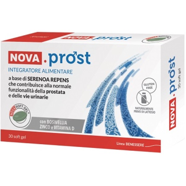 Nova Prost 30 Capsule Softgel (SCAD.09/2025) Integratore per la funzionalità della Prostata