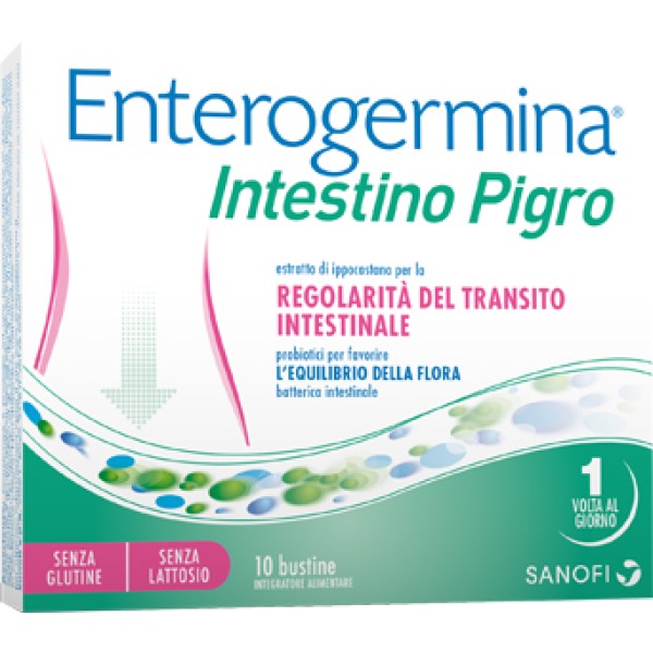 Enterogermina Intestino Pigro 10+10 buste (ovvero 10 buste bipartite) - [SCAD.10/2024]