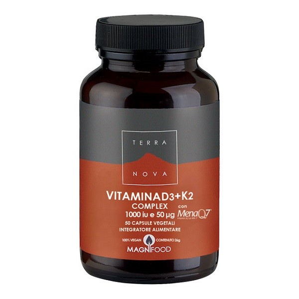 VITAMINA D3 + K2 50CPS TERRANO