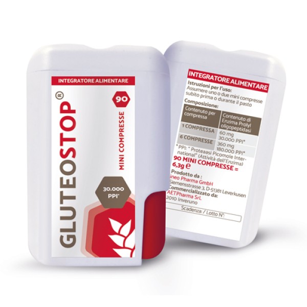 Glutenstop 90 Mini Tablets - Integratore per la digestione del glutine