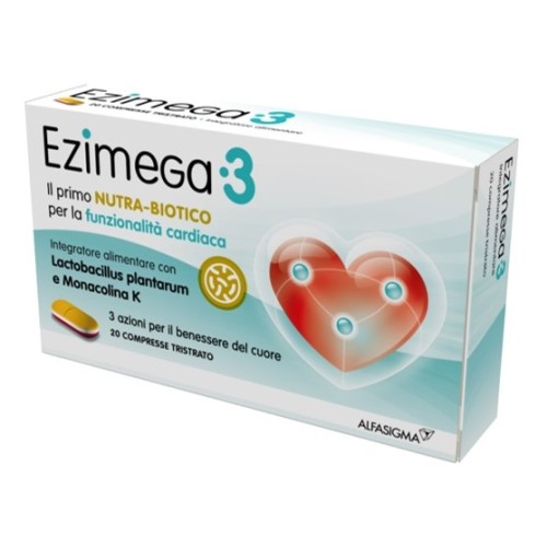 Ezimega 3 (SCAD.04/2026) 20 compresse Integratore per la funzione cardiovascolare