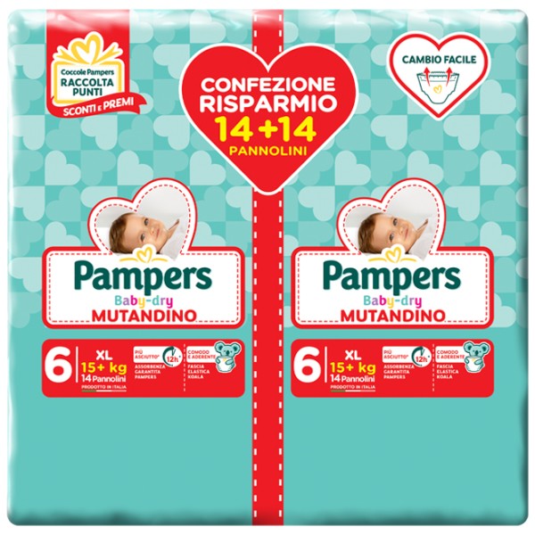 PAMPERS BD MUT DUODWCT XL 28PZ