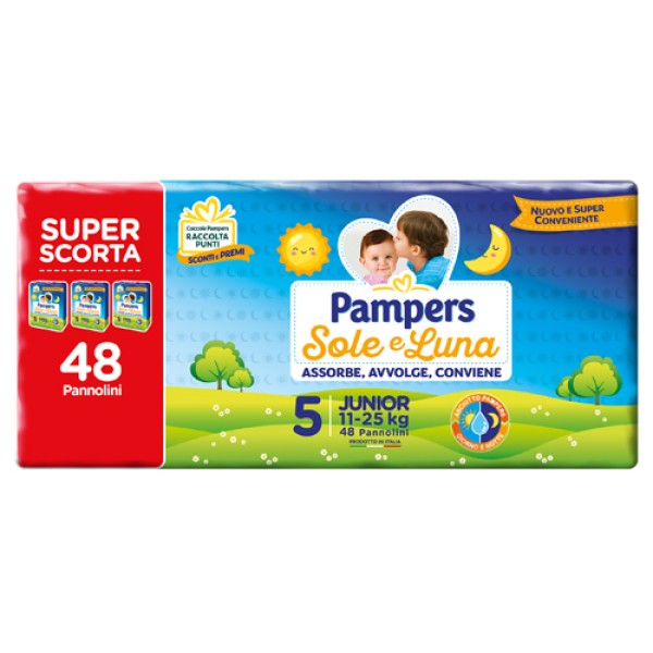 PAMPERS SOLE&LUNA TRIO J 48PZ