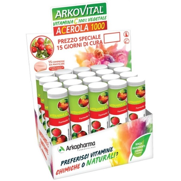 ARKOVITAL ACEROLA 1000 15CPR