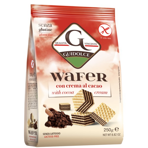 WAFER GUSTO CACAO 250G