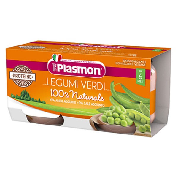 PLASMON OMOG LEGUMI VERDI2X80G