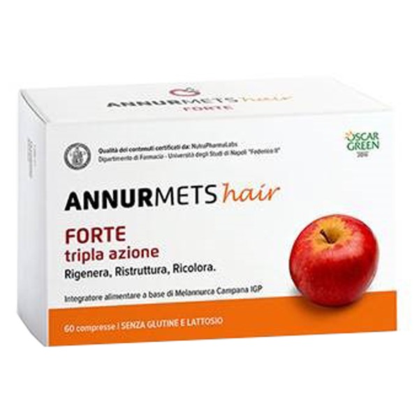 ANNURMETS HAIR FORTE TRI 60CPR