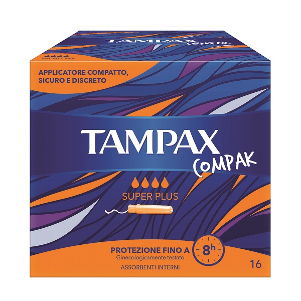 TAMPAX COMPAK SUPER PLUS 16PZ