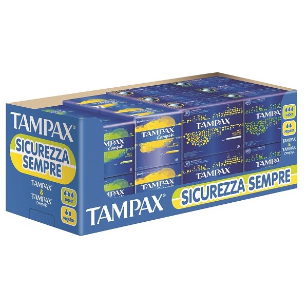 TAMPAX SRP BLU BOX+COMPAK CA M