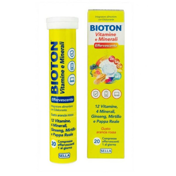 BIOTON VITAMINE E MINEALI 20CPR