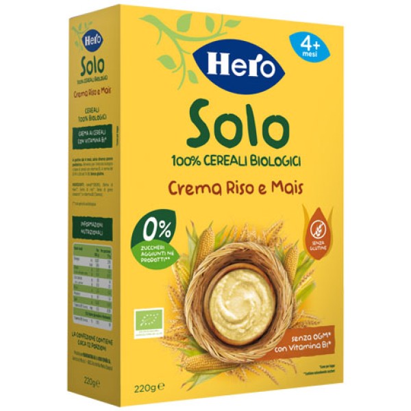 HERO SOLO CREMA RISO/MAIS 220G