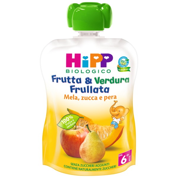 HIPP BIO FRUT&VER MEL/PE/ZU90G