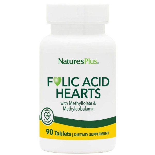 FOLIC ACID HEARTS+B6 B12 90TAV