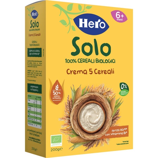 HERO SOLO CREMA 5 CEREALI BIO