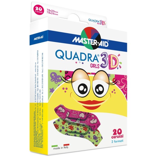 CER QUADRA 3D GIRL 20PZ ASSORT