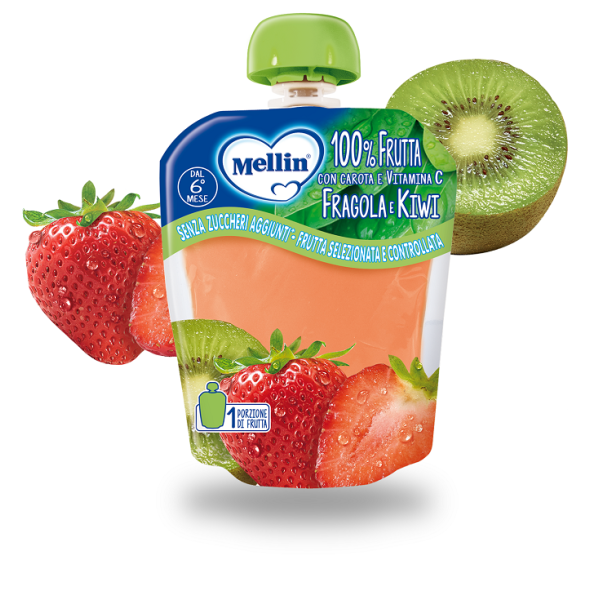 MELLIN 100% FRAGOLA KIWI 90G