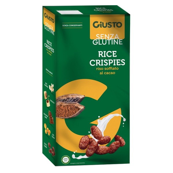 GIUSTO S/G RICE CRISPIES CACAO