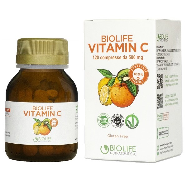 BIOLIFE VITAMIN C 120CPR