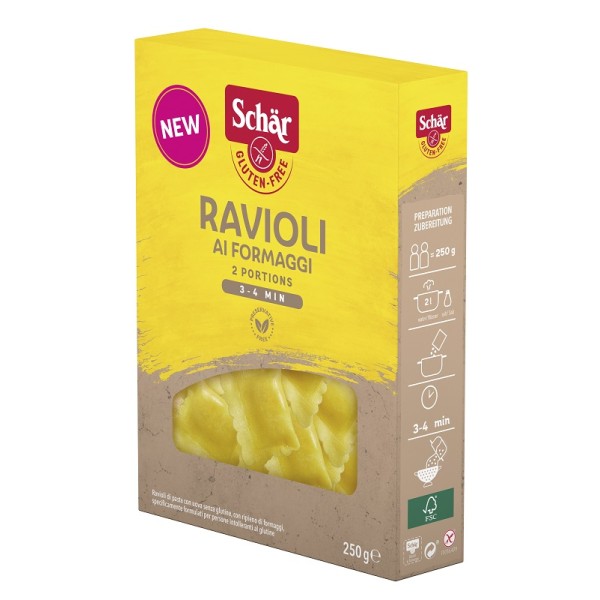 SCHAR RAVIOLI FORMAGGI 250G