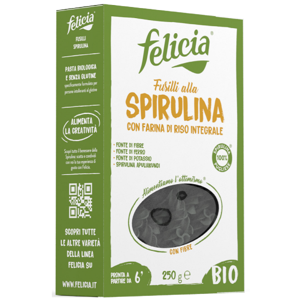 FELICIA FUSILLI SPIRULINA 250G