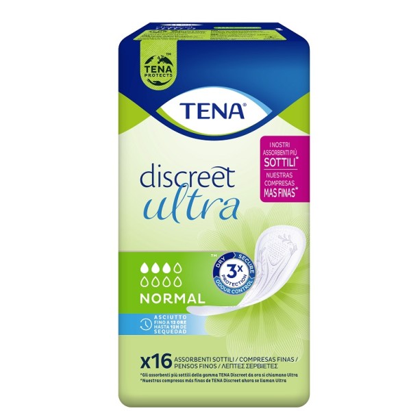 TENA DISCREET ULTRA NORMAL 16P