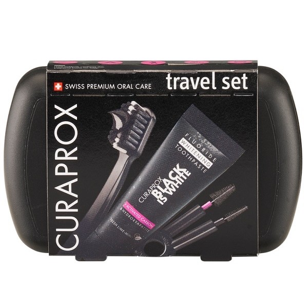CURAPROX BLACK IS WHITE TRAVEL