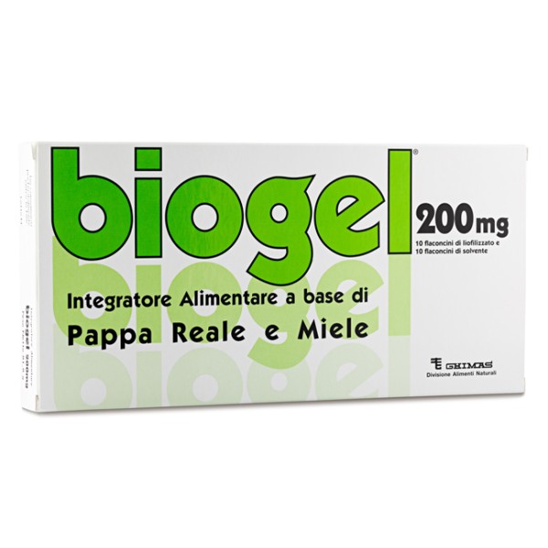 BIOGEL 200 MG 10FLAC+10FLAC