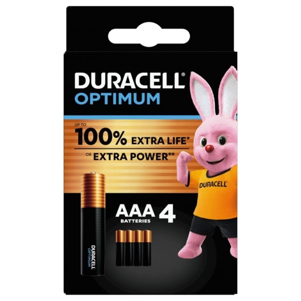 DURACELL OPTIMUM AAA B4 8PZ