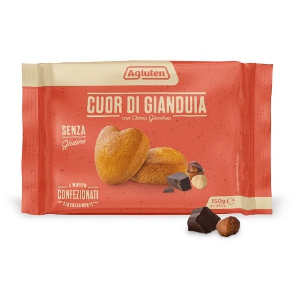 AGLUTEN CUOR DI GIANDUIA 150G