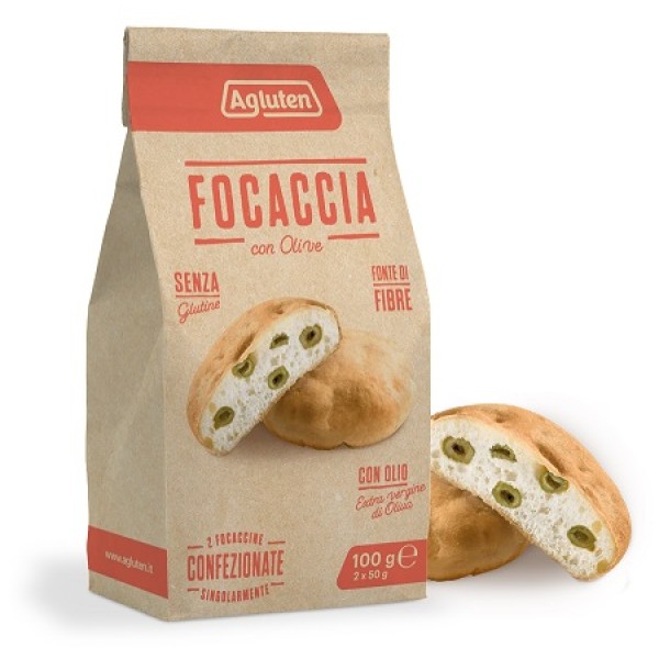 AGLUTEN FOCACCIA OLIVE 100G