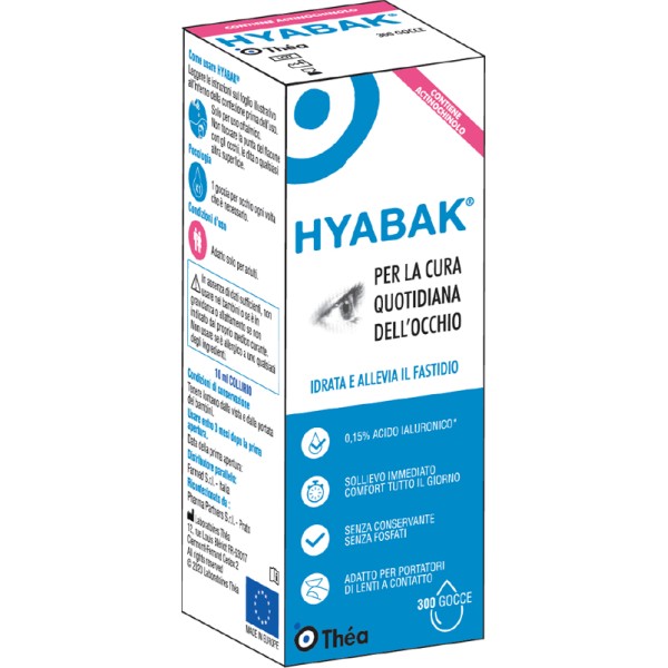 HYABAK SOLUZIONE OFTALMICA10ML