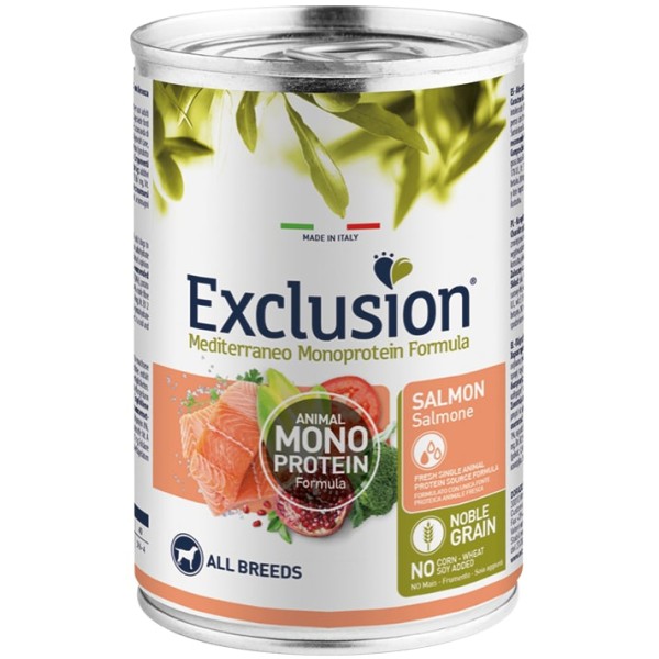 EXCLUSION M ADULT SALMON 400G