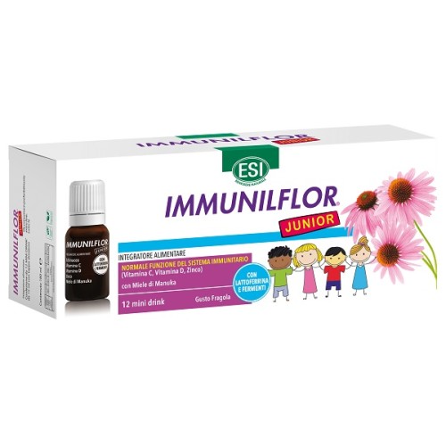 Esi Immunilflor Junior 12 Mini Drink (SCAD.05/2027) Integratore per le Difese Immunitarie