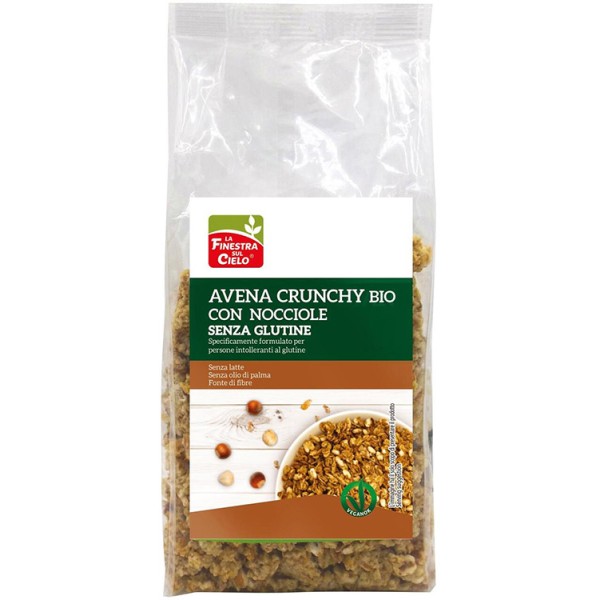 CRUNCHY S/G AVENA NOCCIOLA250G