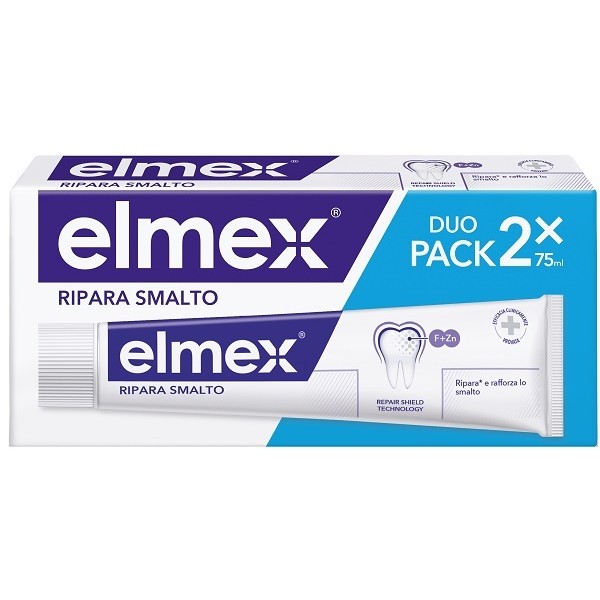 Elmex Dentifricio Ripara Smalto 2 pezzi (SCAD.02/2027)